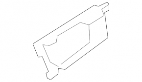 Door handle inner rear right Kia Sorento 10-15
