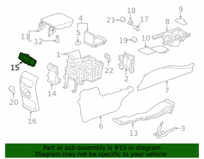Honda CRV 17-19 Center Console Air Vent Deflector