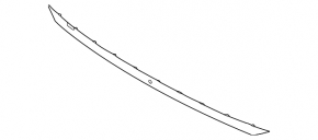 Lower trunk door molding for Hyundai Tucson 2022-2025