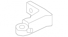 Lower rear left door hinge for Audi E-Tron 19-23 (2 parts)