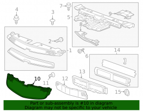 Radiator grill grill Chevrolet Cruze 11-14 dorest