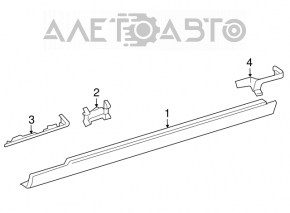 Right threshold for Mercedes W211