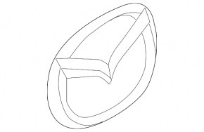 Emblem inscription "CX-5" trunk door Mazda CX-5 13-16