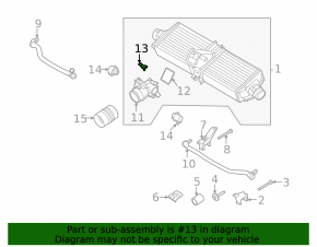 Boost Pressure Sensor Porsche Cayenne 19-26 2.9T, 3.0T, 4.0T