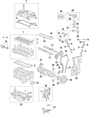 Honda CRV 17-22 1.5T L15BE Exhaust Camshaft Gear