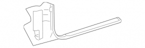Door sill trim front left Mercedes GLA 14-20