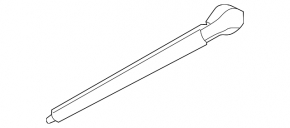 Rear wiper arm Infiniti QX30 17-