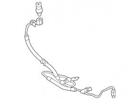 High-pressure power steering hose for Lexus GX470 03-09