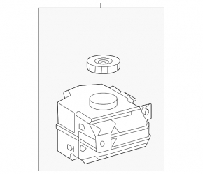 Toyota Sienna 21-25 GTZ reservoir with lid
