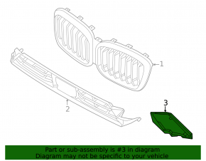 Right front bumper air duct plug for BMW X3 G01 22-23 rest