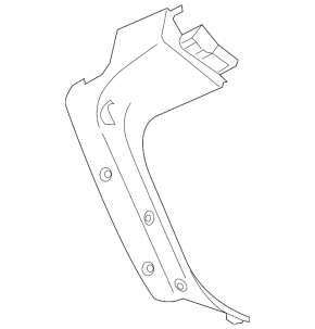 Trunk door trim right BMW X3 G01 18-21 black, scratch