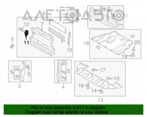 Chrysler 200 15-17 blind actuator motor