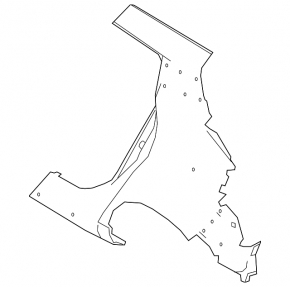 Quarter wing rear right Nissan Leaf 18-
