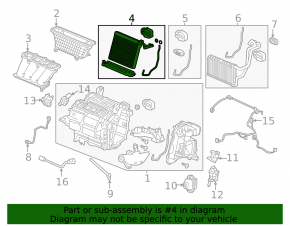 Evaporator Acura ILX 13-18