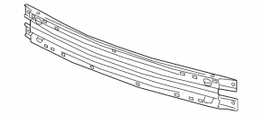 Upper front bumper reinforcement for Buick Enclave 18-19