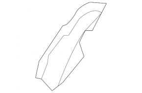 Windscreen wiper grille seal central Hyundai Elantra UD 11-16