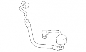 Air conditioner tube compressor-heater first with tank Lexus ES350 07-12