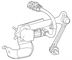Lexus LX 22-26 rear right body tilt sensor