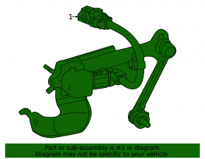 Lexus LX 22-26 rear right body tilt sensor