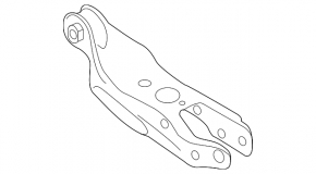 Lower rear left arm Audi A4 B9 17-25