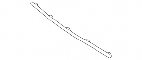 Molding front bumper central Mercedes W167 GLE 350 450 20-23 AMG pkg