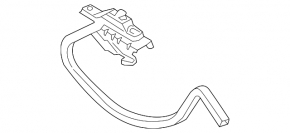 Right trunk lid hinge for Lincoln MKZ 13-20