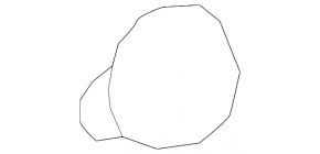 Right rear bumper mounting cap for Mazda 6 18-21