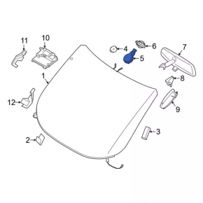 Rain sensor for Ford Mustang mk6 15-23