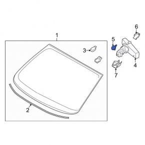 Rain sensor for Ford Mustang mk6 15-23