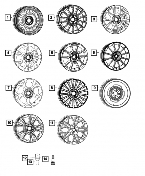 Wheel disk R15 Fiat 500 12-17 iron