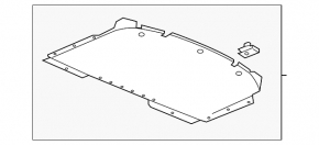 Front Bumper Guard Cadillac ATS 13- awd