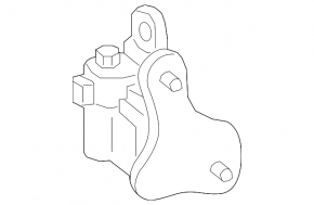 Door hinge lower front left Mercedes GLA 14-20