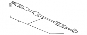Gear shifter cable Subaru XV Crosstrek 13-17