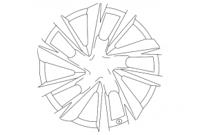 Wheel disk R17 Toyota Camry v70 21-24