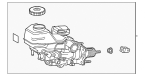Toyota Rav4 22-25 hybrid brake master cylinder assembly with cover, Japan built
