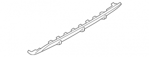 Rear bumper lip trim BMW X1 F48 16-19 Sport-line