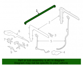 The trunk curtain for the BMW X5 G05 19-23 is black, electrically operated, curved, and does not unwind.