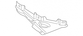 Front bumper guard right BMW i3 14-20