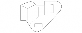 Left TV bracket for Toyota RAV4 Prime 21-24