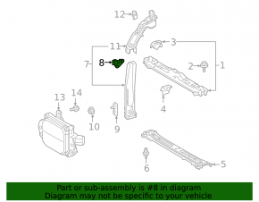 Left TV bracket for Toyota RAV4 Prime 21-24