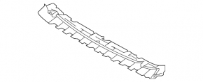 Front Bumper Absorber Subaru Impreza 17- GK plastic