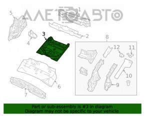 Trunk trough Jeep Cherokee KL 14-15