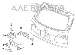 Honda Civic XI FE/FL 22-26 5d Trunk Lock