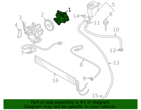 Power steering pump Audi Q7 4L 10-15