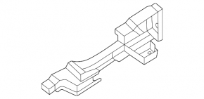 Kia Sorento 21-25 front right door handle mechanism for keyless operation