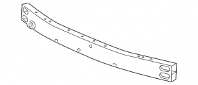 Front Bumper Reinforcement Chevrolet Equinox 18-21