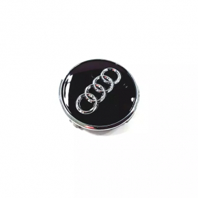 Central cap for Audi A6 C8 19- glossy black