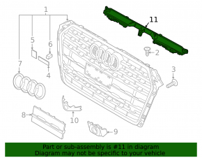 Grille cover grill Audi A5 F5 17-