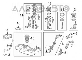 Acura MDX 14-20 Gas Filler Cap