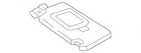 Right visor for Mercedes GLC 16-22, light gray
